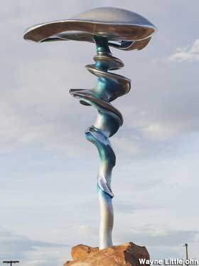 Dream Machine: Towering Space Mushroom at Siegfried and Roy Park