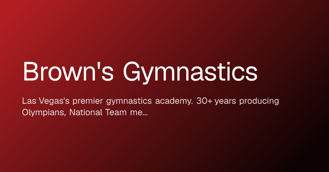 Brown’s Gymnastics in Las Vegas