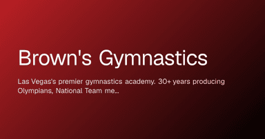 Brown’s Gymnastics