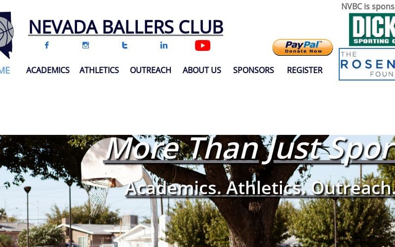 Nevada Ballers Club, basketball in Las Vegas