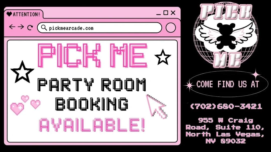 Pick Me Claw Arcade, arcades in North Las Vegas