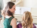 Kristie's Music Studio, piano