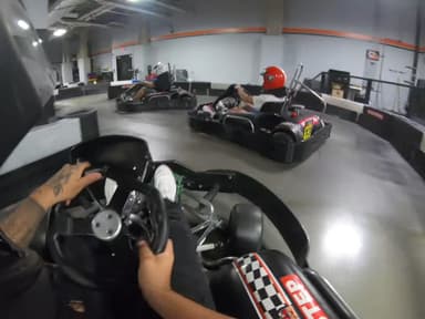 Gene Woods racing experience On Fremont Street, amusement centers